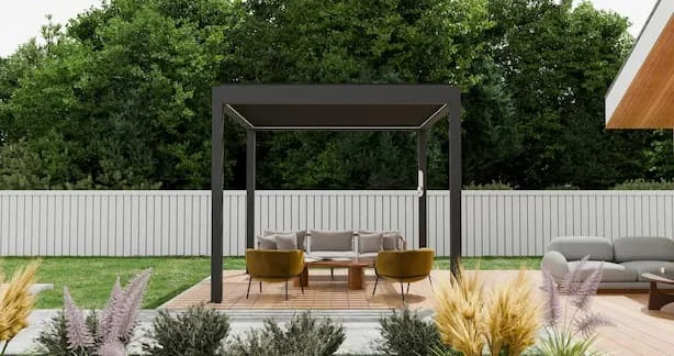 PergoMaxx Motion ručna bioklimatska pergola detalj zakretnih lamela
